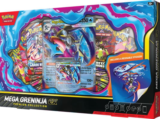 Pokemon Mega Greninja EX Premium Collection (PRE ORDER DUE 3rd JULY)