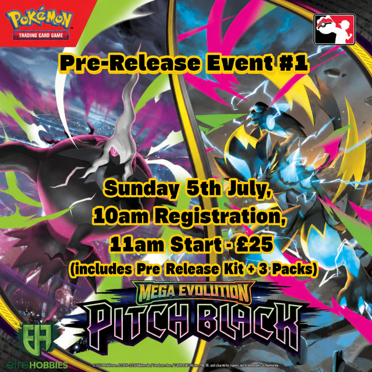 Pitch Black Pre-Release Event #1 (10am - 5th July)